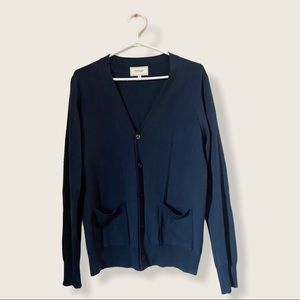 Lightweight Navy Frank & Oak Cardigan